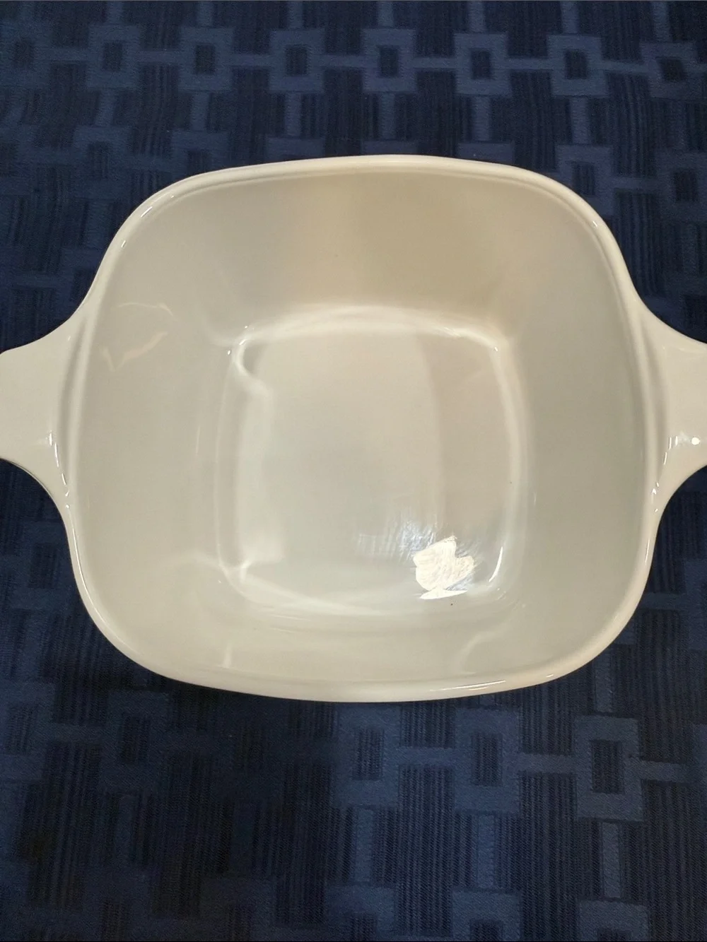 Corningware All White P-43-B Ceramic Baking Dish with Handles